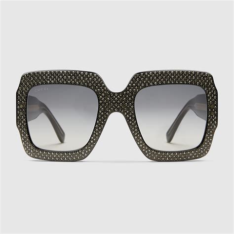 latest gucci sunglasses 2022|Gucci bedazzled sunglasses.